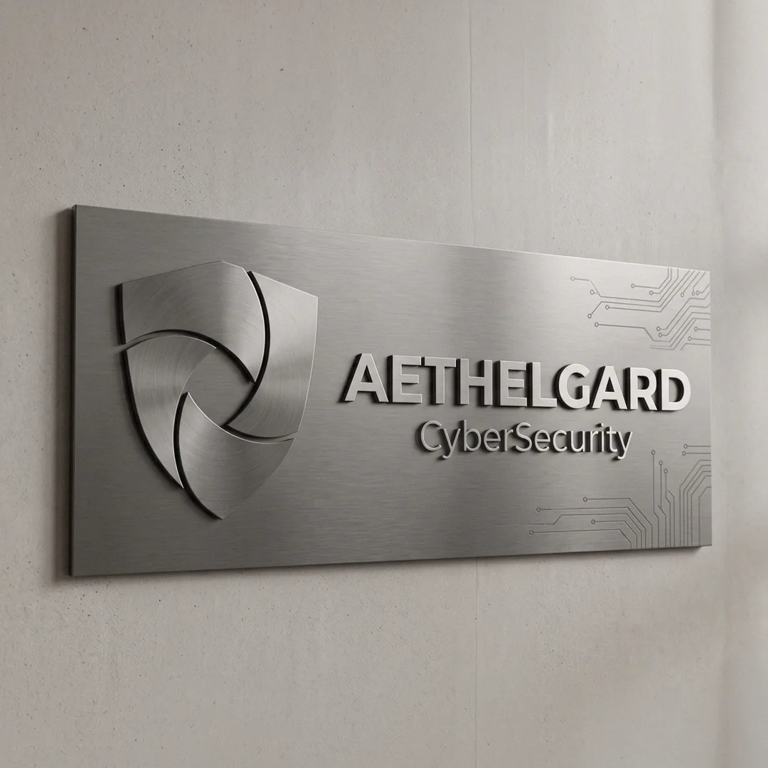 Aethelgard business card, front and back